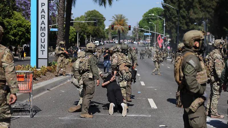 REDADAS ANTIMIGRANTES PROTESTAS CALIFORNIA